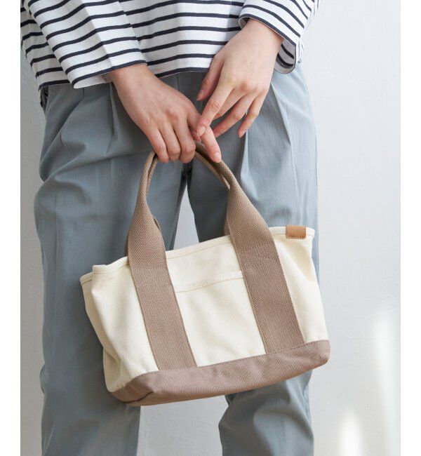 Lbc with Life「キャンバス仕切りミニトートバッグ」|その他|