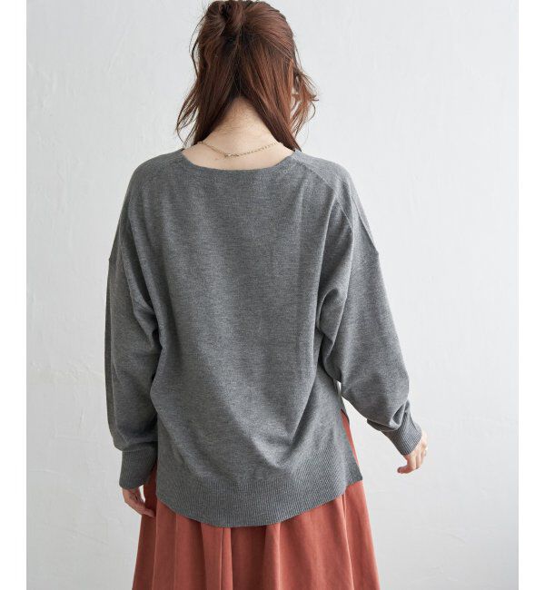 Lbc with Life「ソフトハイゲージＶネックＰＯ」|カーディガン|