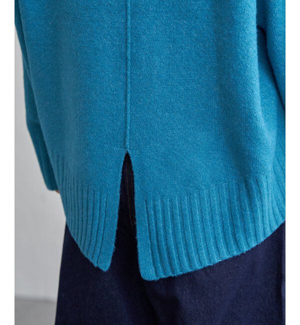 Lbc with Life「透かし柄バックスリットニット」|カーディガン|