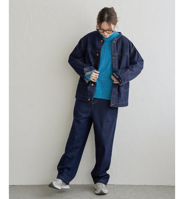 Lbc with Life「透かし柄バックスリットニット」|カーディガン|