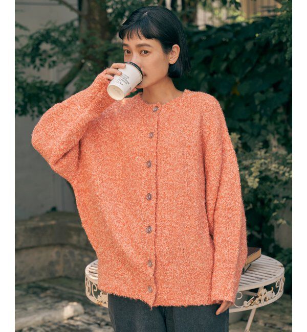 Lbc with Life「リサイクルモコモコ2WAYカーディガン」|カーディガン|