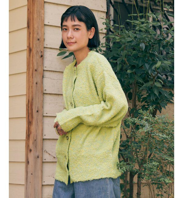 Lbc with Life「リサイクルモコモコ2WAYカーディガン」|カーディガン|