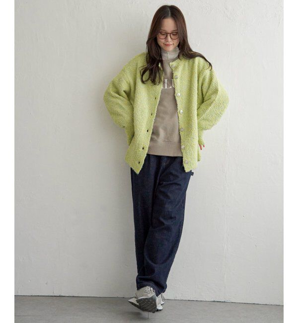 Lbc with Life「リサイクルモコモコ2WAYカーディガン」|カーディガン|