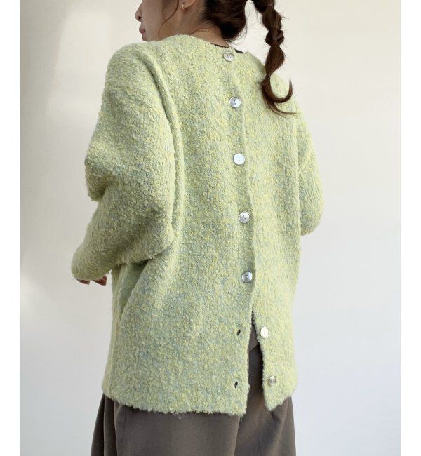 Lbc with Life「リサイクルモコモコ2WAYカーディガン」|カーディガン|