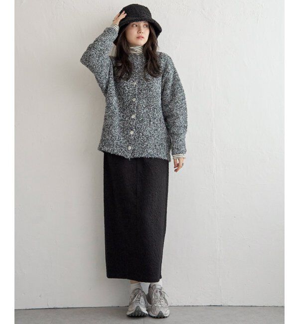 Lbc with Life「リサイクルモコモコ2WAYカーディガン」|カーディガン|