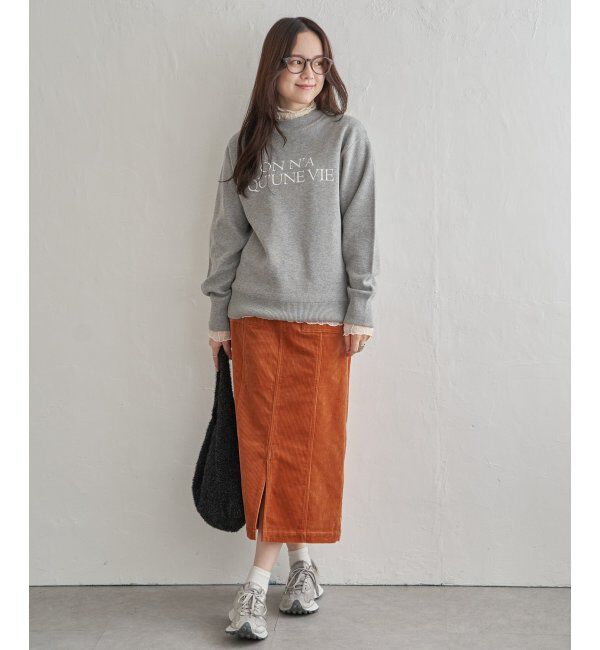 Lbc with Life「コーデュロイIラインスカート」|スカート|