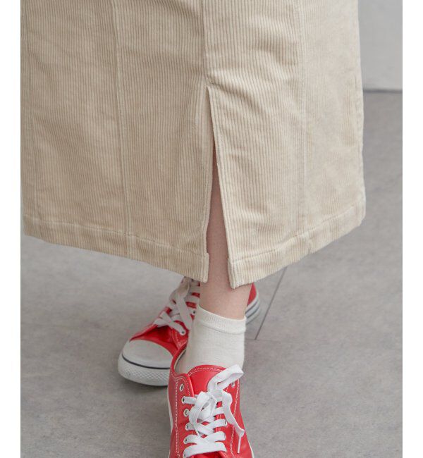 Lbc with Life「コーデュロイIラインスカート」|スカート|