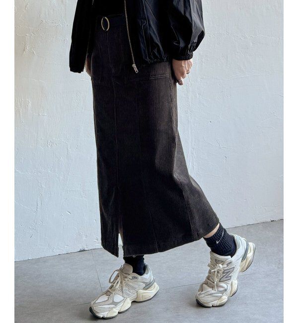 Lbc with Life「コーデュロイIラインスカート」|スカート|
