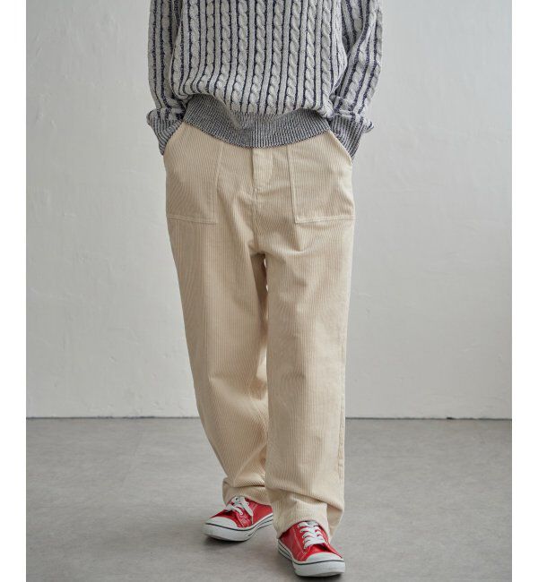 Lbc with Life「コーデュロイゆるテーパード」|その他|オフホワイト