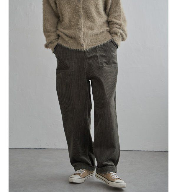 Lbc with Life「コーデュロイゆるテーパード」|その他|チャコール