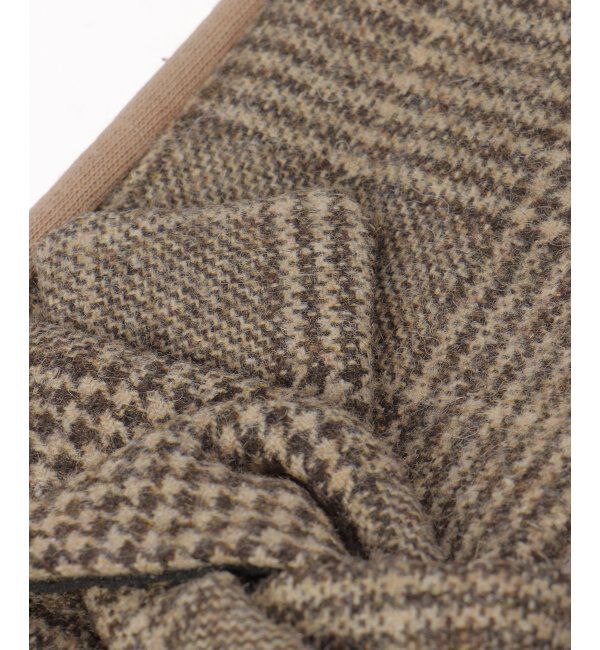 Lbc with Life「グレンチェックリボン付きグローブ」|手袋|