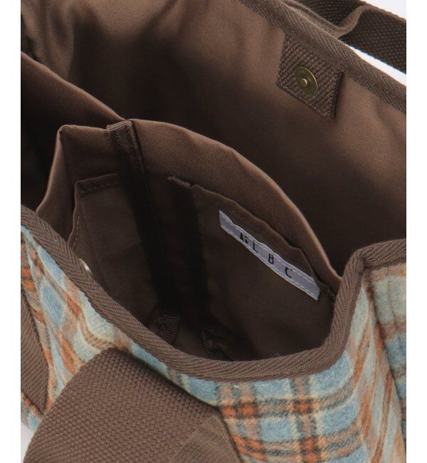 Lbc with Life「ツイード仕切り持ち手ミニトートバッグ」|その他|