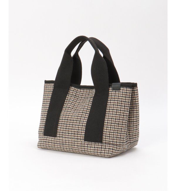 Lbc with Life「ツイード仕切り持ち手ミニトートバッグ」|その他|