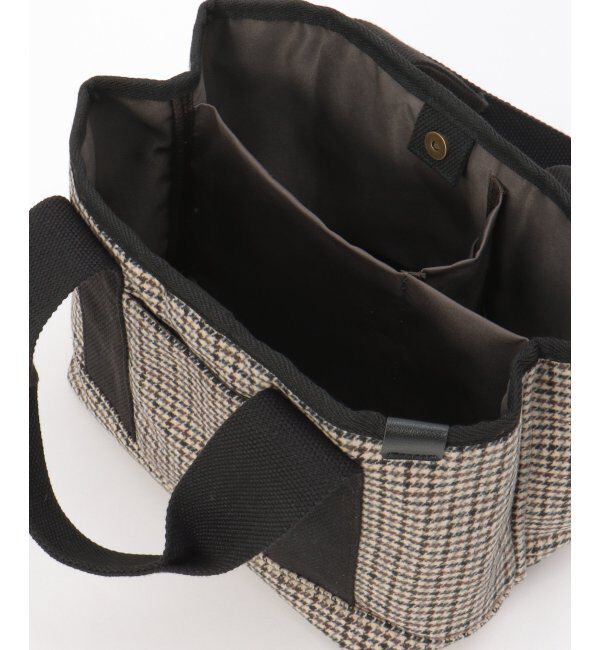 Lbc with Life「ツイード仕切り持ち手ミニトートバッグ」|その他|