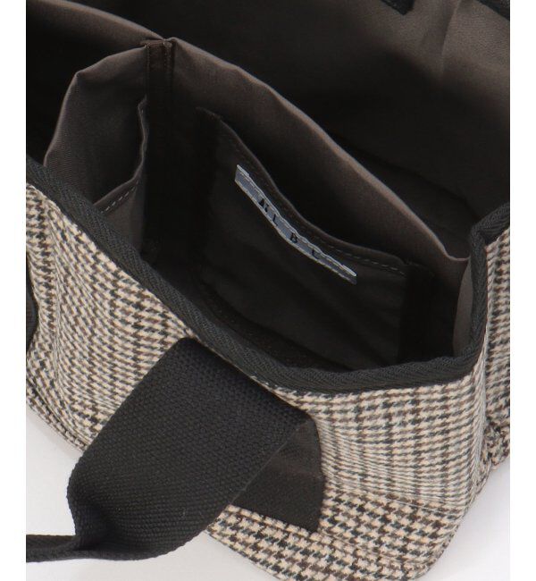 Lbc with Life「ツイード仕切り持ち手ミニトートバッグ」|その他|