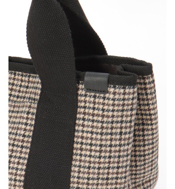 Lbc with Life「ツイード仕切り持ち手ミニトートバッグ」|その他|