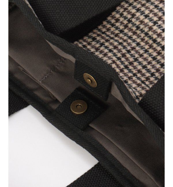 Lbc with Life「ツイード仕切り持ち手ミニトートバッグ」|その他|