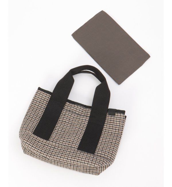 Lbc with Life「ツイード仕切り持ち手ミニトートバッグ」|その他|