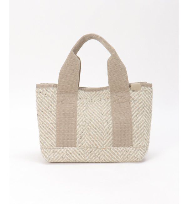 Lbc with Life「ツイード仕切り持ち手ミニトートバッグ」|その他|