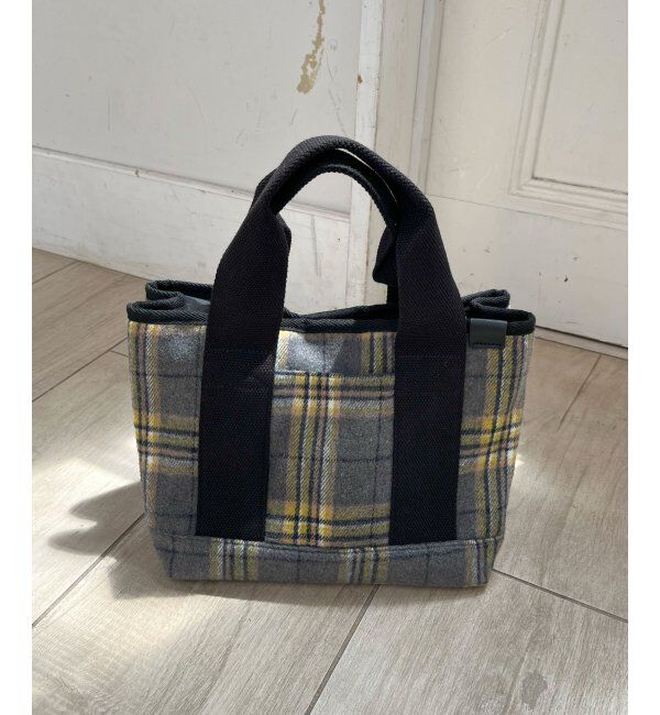 Lbc with Life「ツイード仕切り持ち手ミニトートバッグ」|その他|