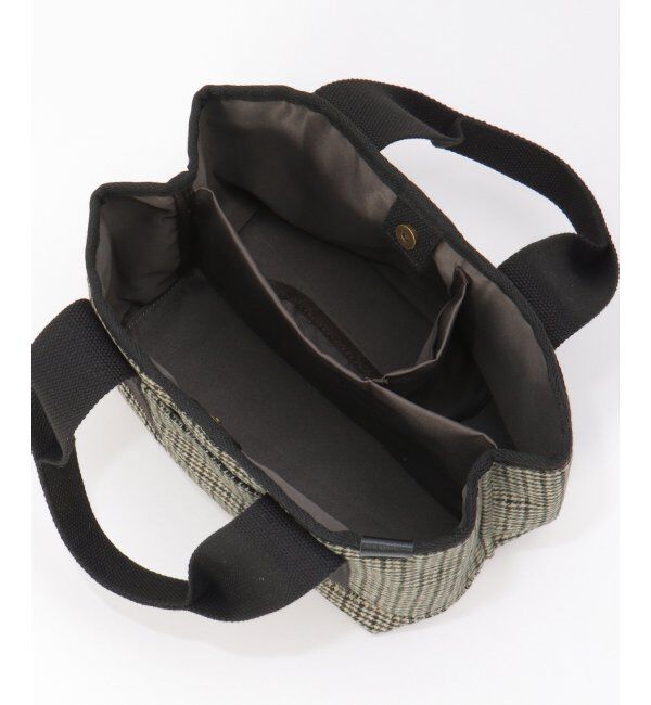 Lbc with Life「ツイード仕切り持ち手ミニトートバッグ」|その他|