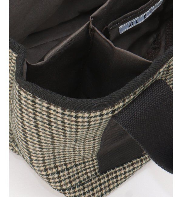 Lbc with Life「ツイード仕切り持ち手ミニトートバッグ」|その他|