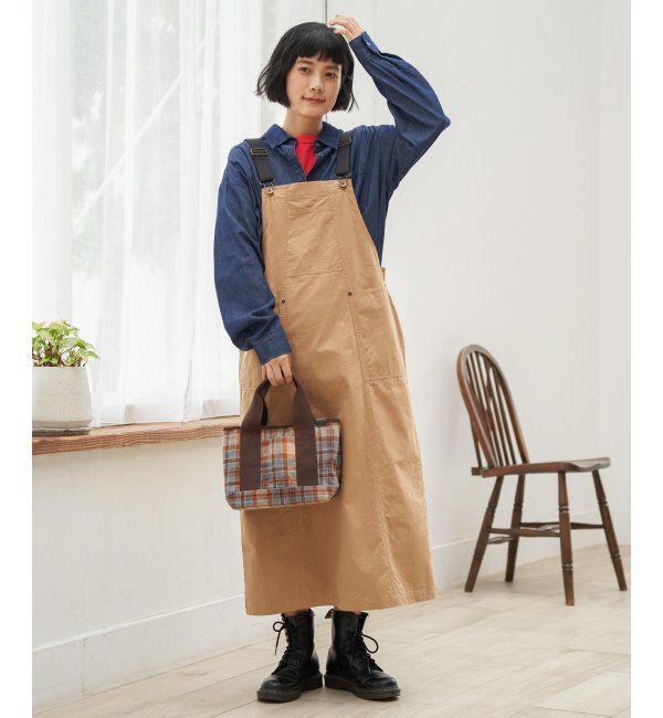 Lbc with Life「ツイード仕切り持ち手ミニトートバッグ」|その他|