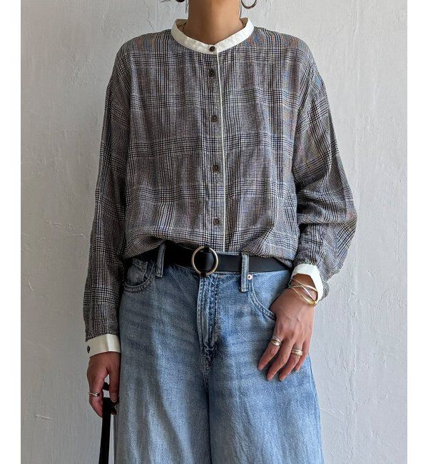 Lbc with Life「クレリックパイピングシャツ」|シャツ・ブラウス|