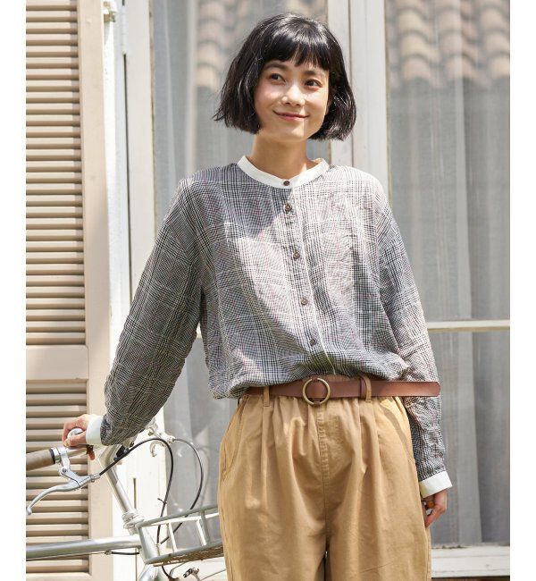 Lbc with Life「クレリックパイピングシャツ」|シャツ・ブラウス|