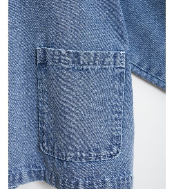 Lbc with Life「コール切り替えデニムジャケット」|ブルゾン・スタジャン|