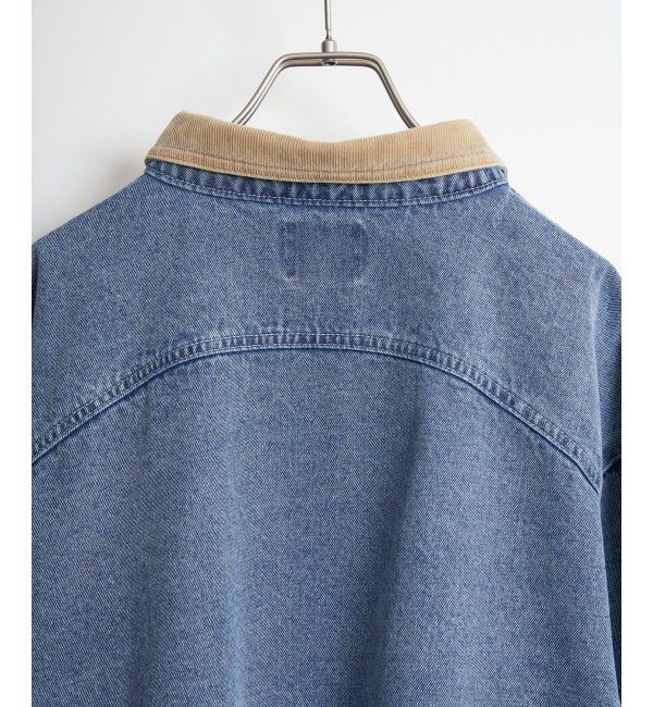 Lbc with Life「コール切り替えデニムジャケット」|ブルゾン・スタジャン|