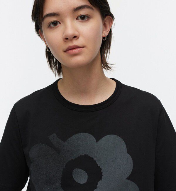 Marimekko「Erna Unikko Placement Tシャツ」|シャツ・ブラウス|
