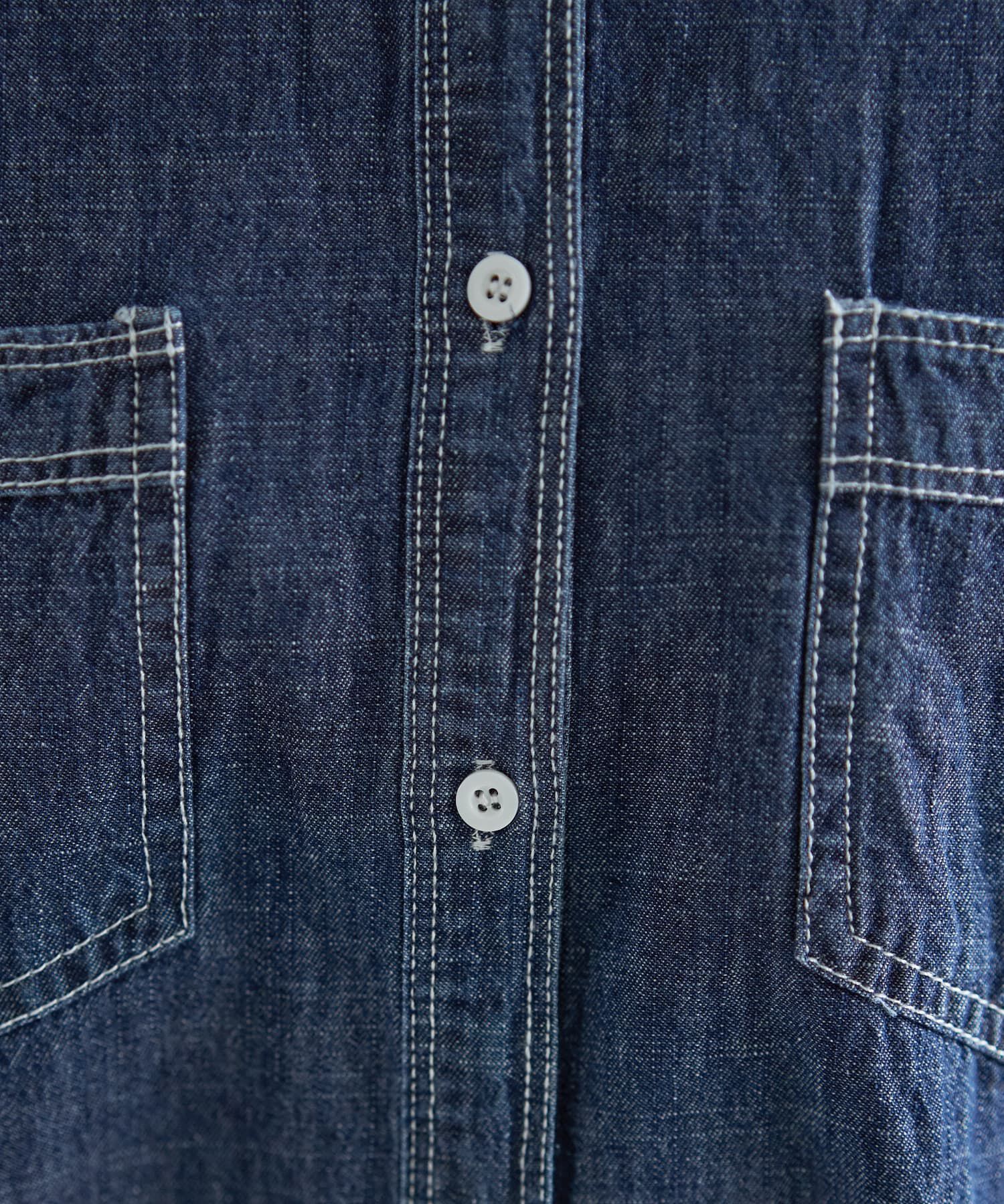 STYLE DELI「織り糸柄状ブリーチデニムシャツ」|シャツ・ブラウス|