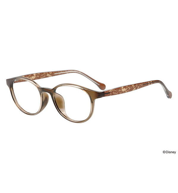  「ボストン型 子供用めがね｜Disney Collection Mickey & Friends」|メガネ|ブラウン