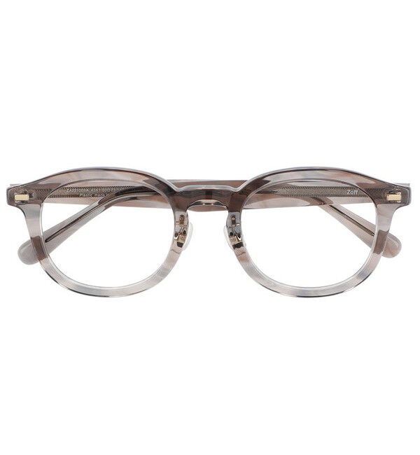  「ウェリントン型 メガネ 太縁 黒縁フレーム Zoff CLASSIC レンズ交換券付き」|メガネ|