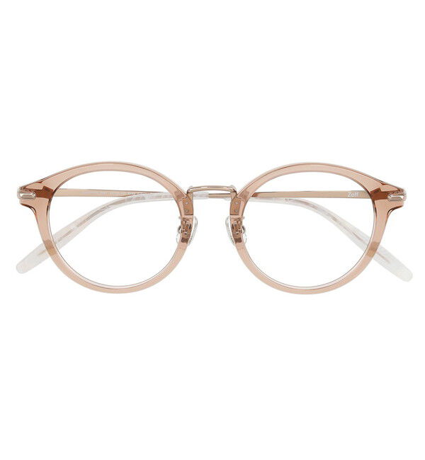  「ボストン型 メガネ｜軽量 チタン メタル Zoff CLASSIC レンズ交換券付き」|メガネ|