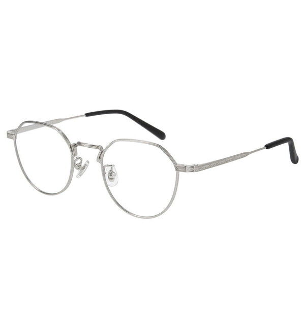  「クラウンパント型 メガネ｜ オシャレで高級感のあるメタルフレーム Zoff レンズ交換券付き」|メガネ|シルバー