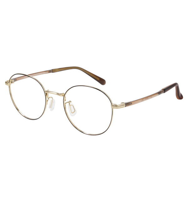  「ボストン型 メガネ｜軽量 掛け心地抜群 CLASSIC フレーム/FASHION 度付きメガネ レンズ交換券付き」|メガネ|ブラウン系その他1