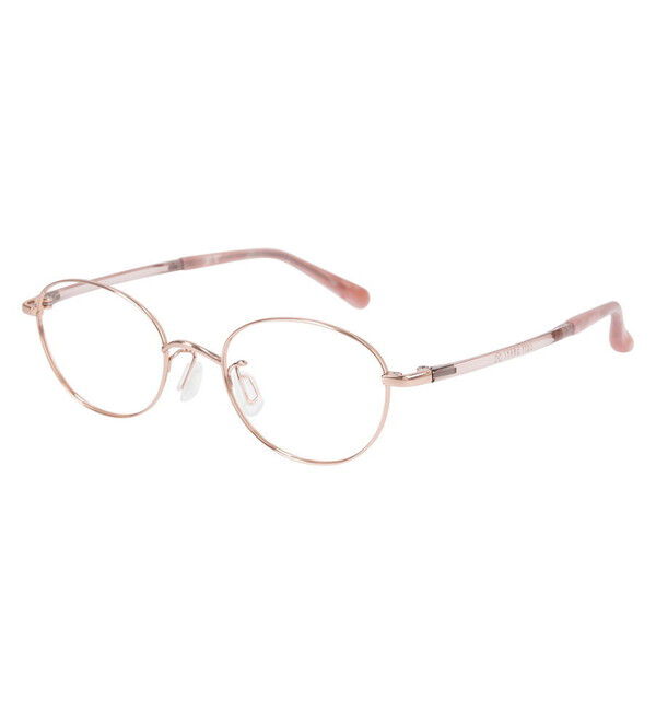  「オーバル型 メガネ｜軽量 掛け心地抜群 CLASSIC フレーム/FASHION 度付きメガネ レンズ交換券付き」|メガネ|ピンク