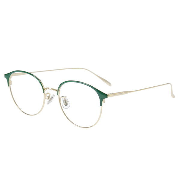  「ボストン型 メガネ ｜Zoff CLASSIC TREND メタルフレーム レンズ交換券付き」|メガネ|グリーン