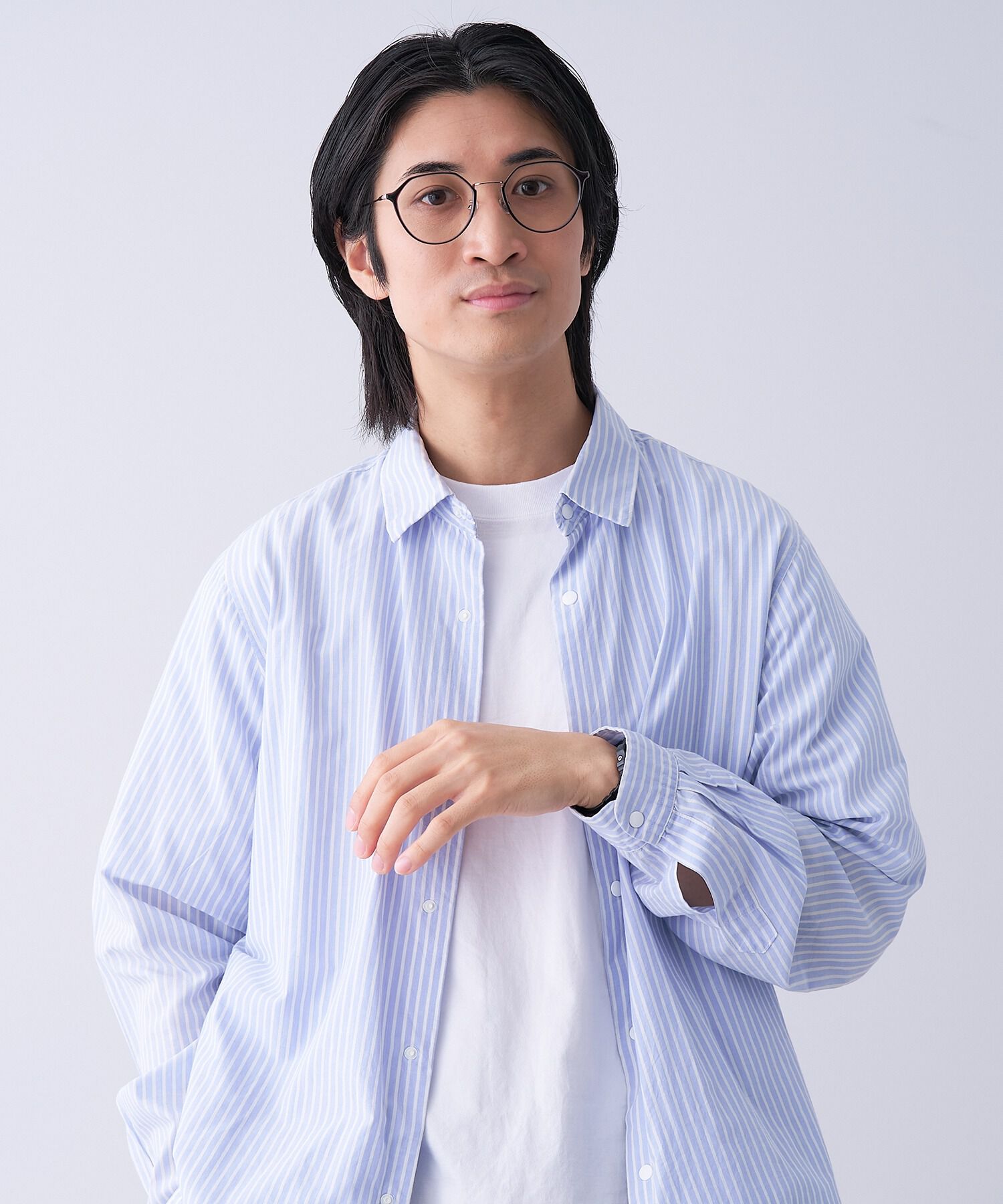  「ボストン型 クリアレンズサングラス｜紫外線100%カットクリアサングラス」|サングラス|