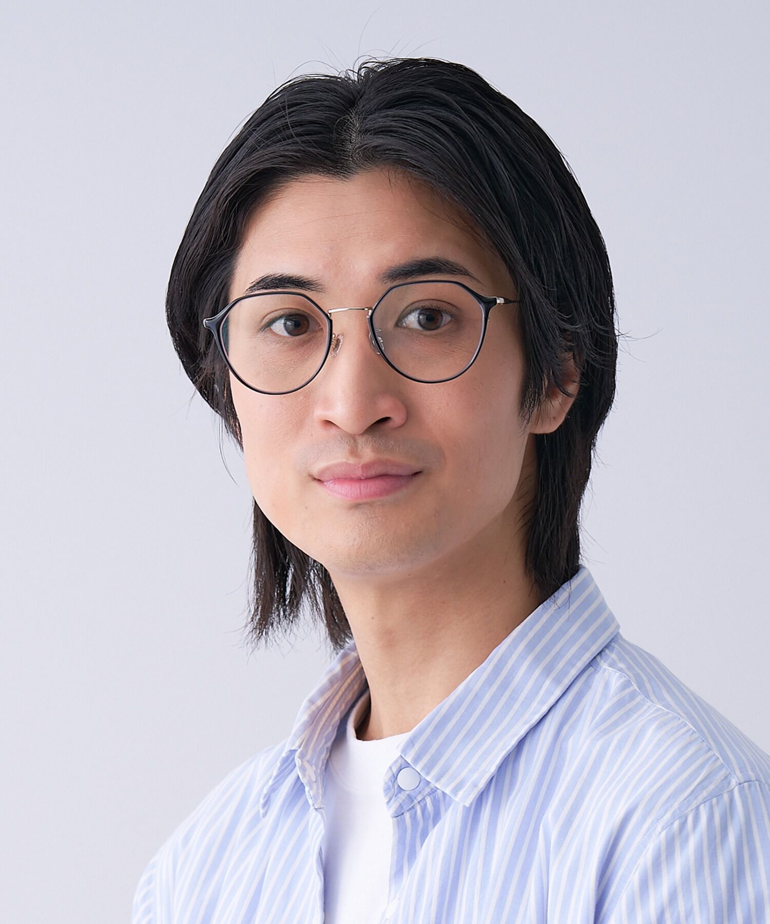  「ボストン型 クリアレンズサングラス｜紫外線100%カットクリアサングラス」|サングラス|ブラック