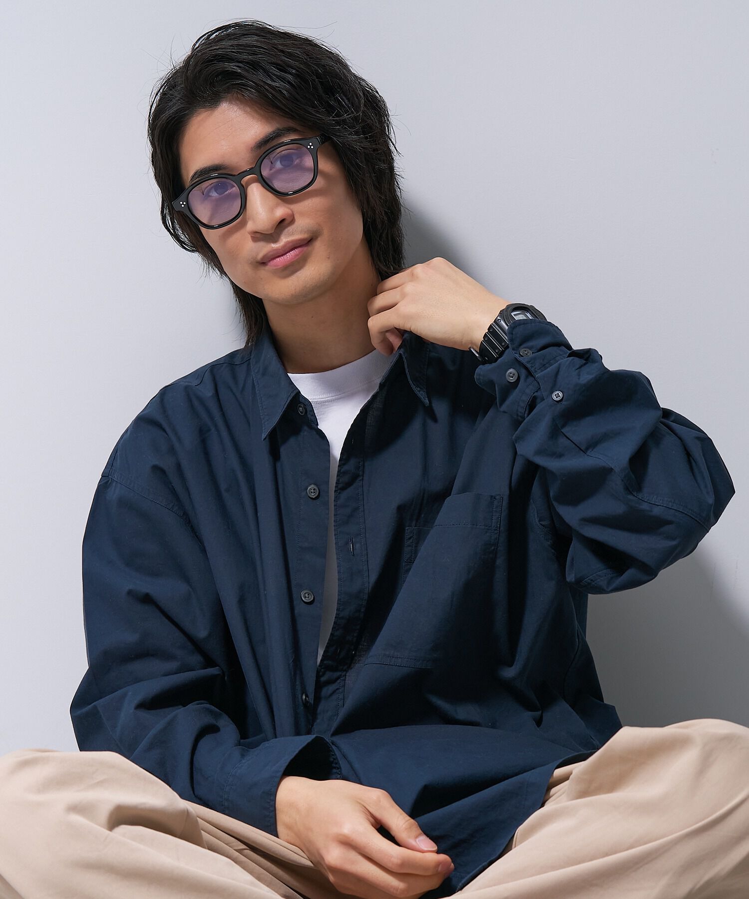  「ウェリントン型 サングラス｜TREND SUNGLASSES」|サングラス|ブラウン