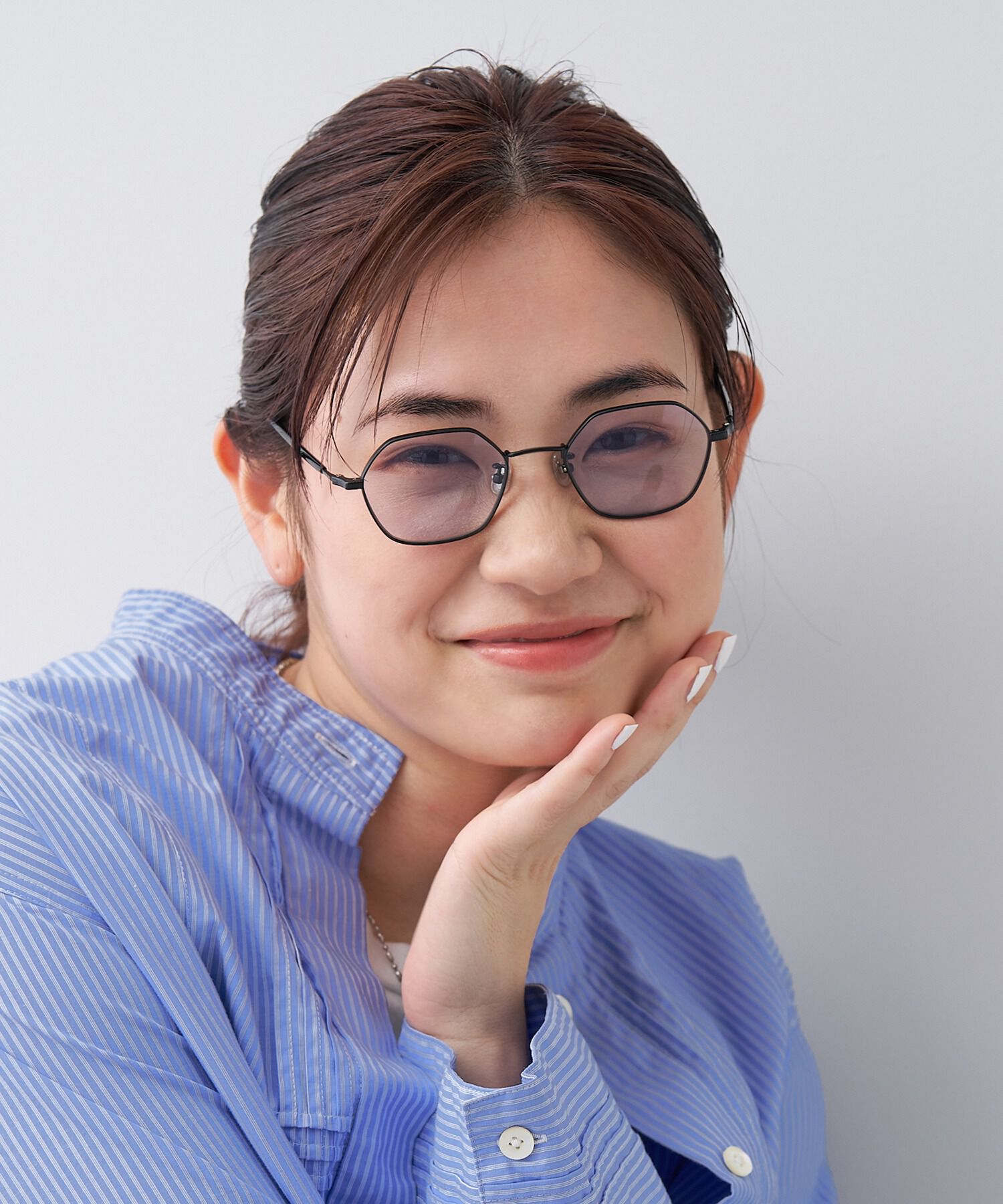  「ウェリントン型 サングラス｜個性的な印象の多角形フレーム TREND SUNGLASSES」|サングラス|