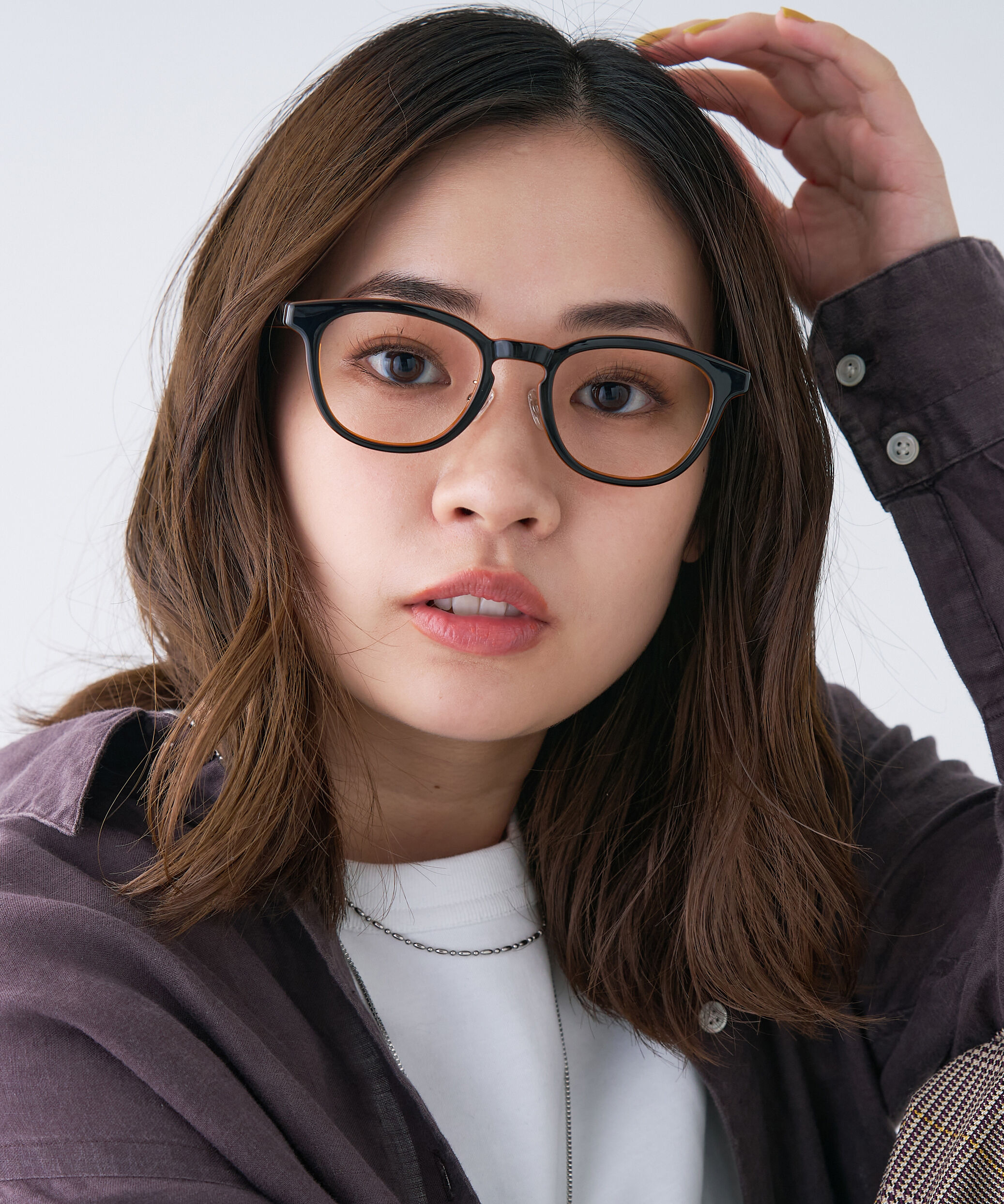  「ウェリントン型 メガネ｜Zoff｜UNITED ARROWS ユナイテッドアローズ レンズ交換券付き」|メガネ|