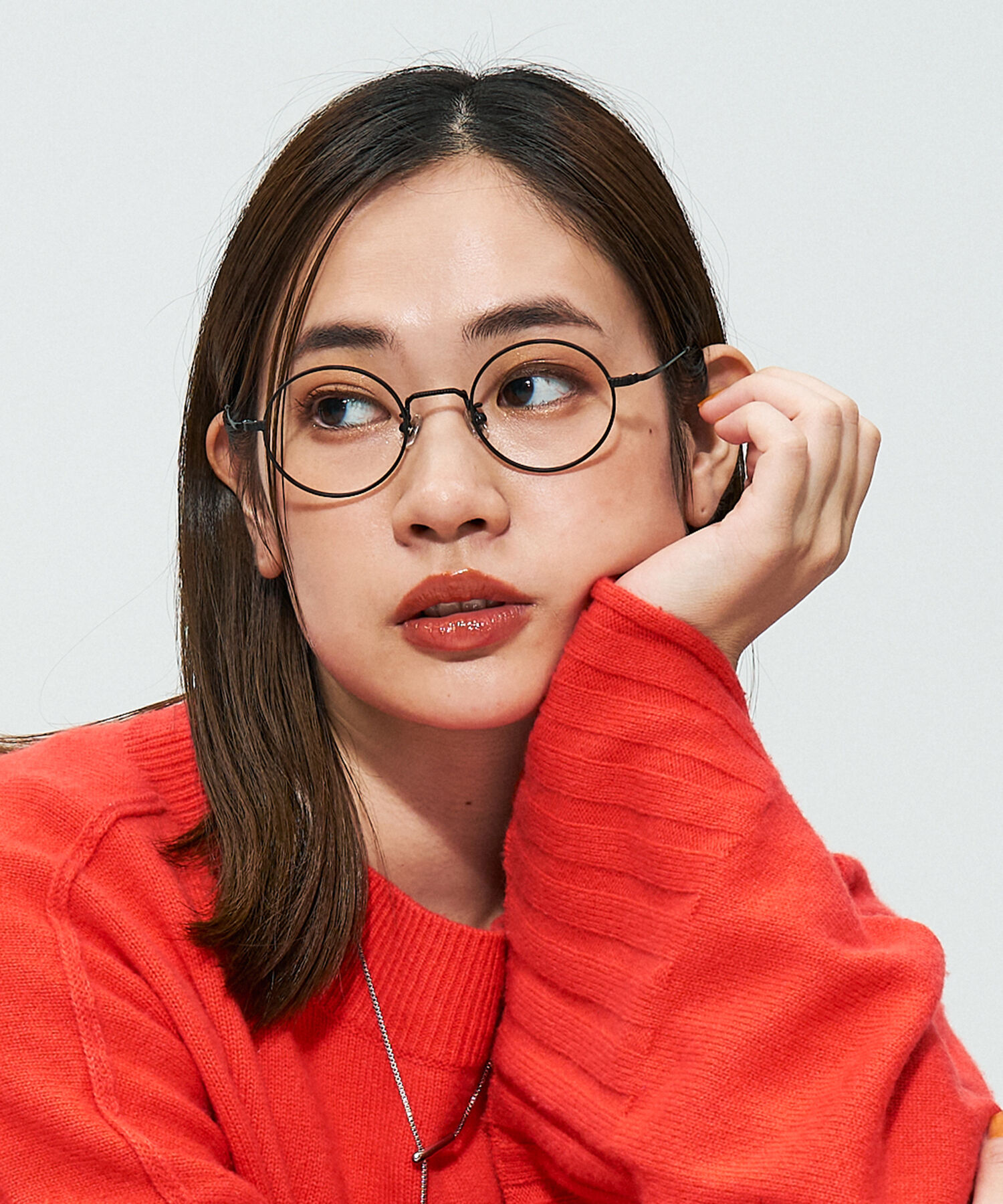  「Zoff｜STUDIO SEVEN｜ラウンド型 メガネ｜丸型フレーム メタルフレーム レンズ交換券」|メガネ|