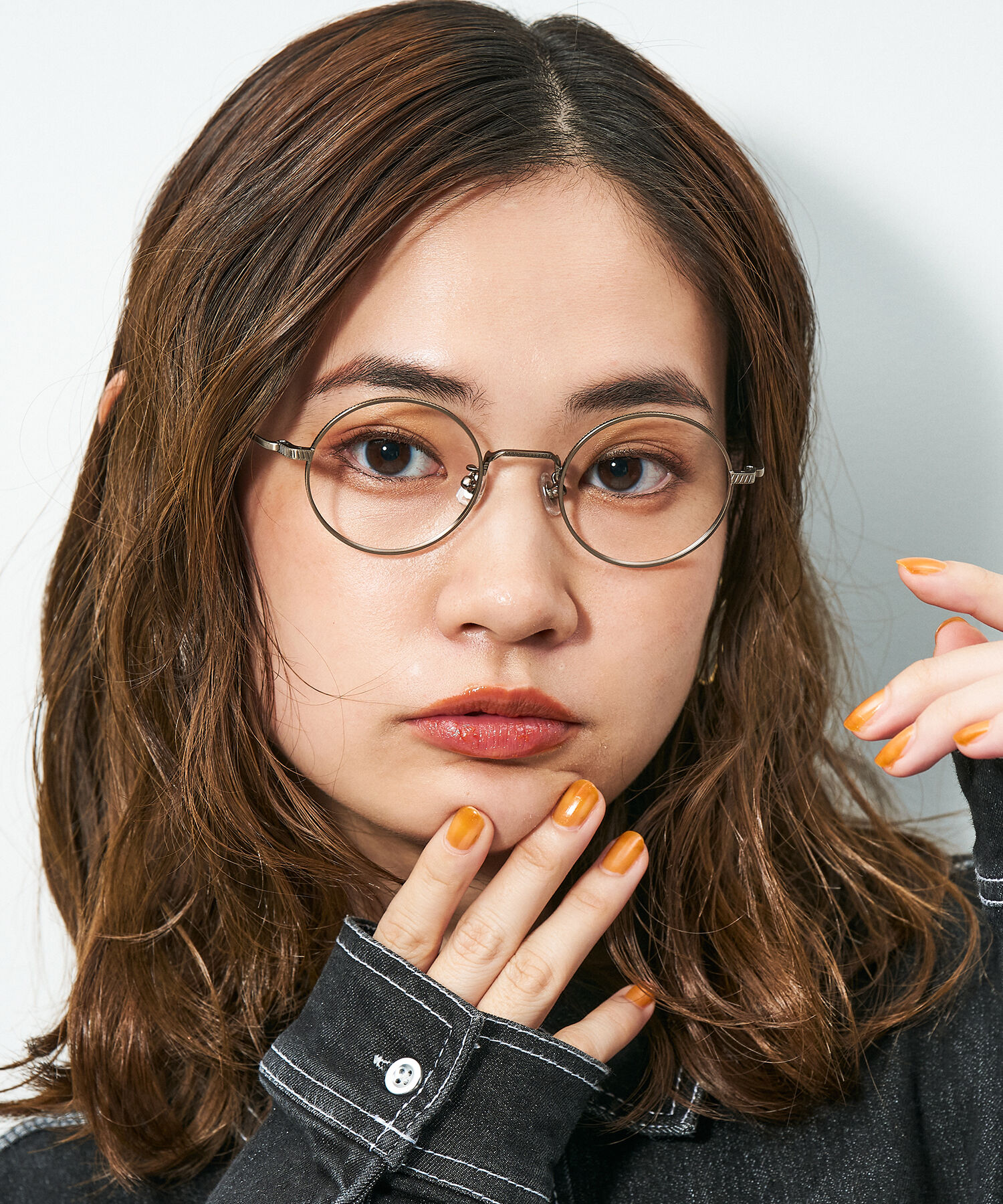  「Zoff｜STUDIO SEVEN｜ラウンド型 メガネ｜丸型フレーム メタルフレーム レンズ交換券」|メガネ|