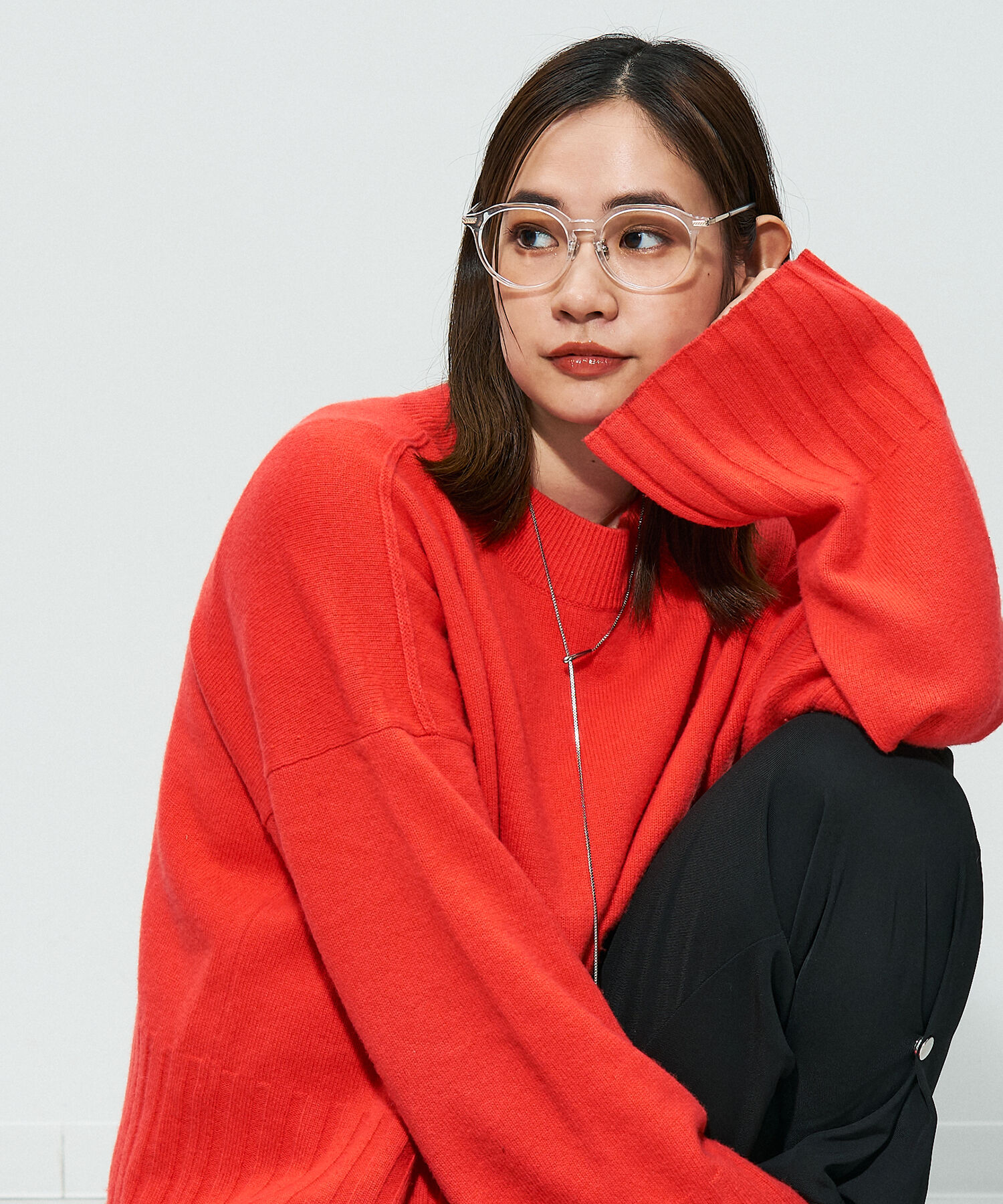  「Zoff｜STUDIO SEVEN｜ボストン型 メガネ｜ビッグシェイプ メタル 多角形 レンズ交換券付き」|メガネ|