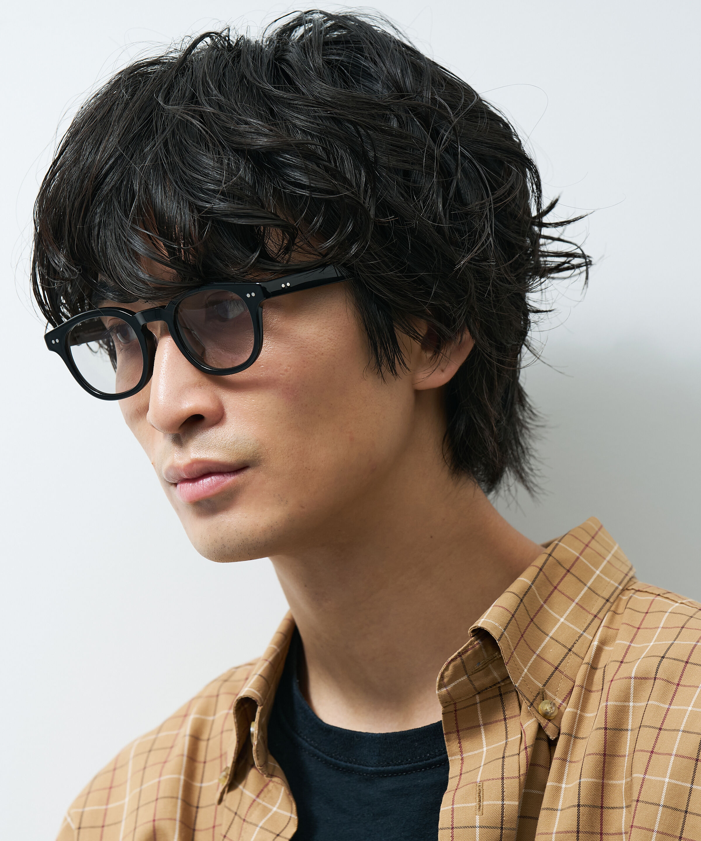  「【WEB限定】ウェリントン型 サングラス  ※一部レンズの色が変わる調光サングラス 紫外線対策」|サングラス|