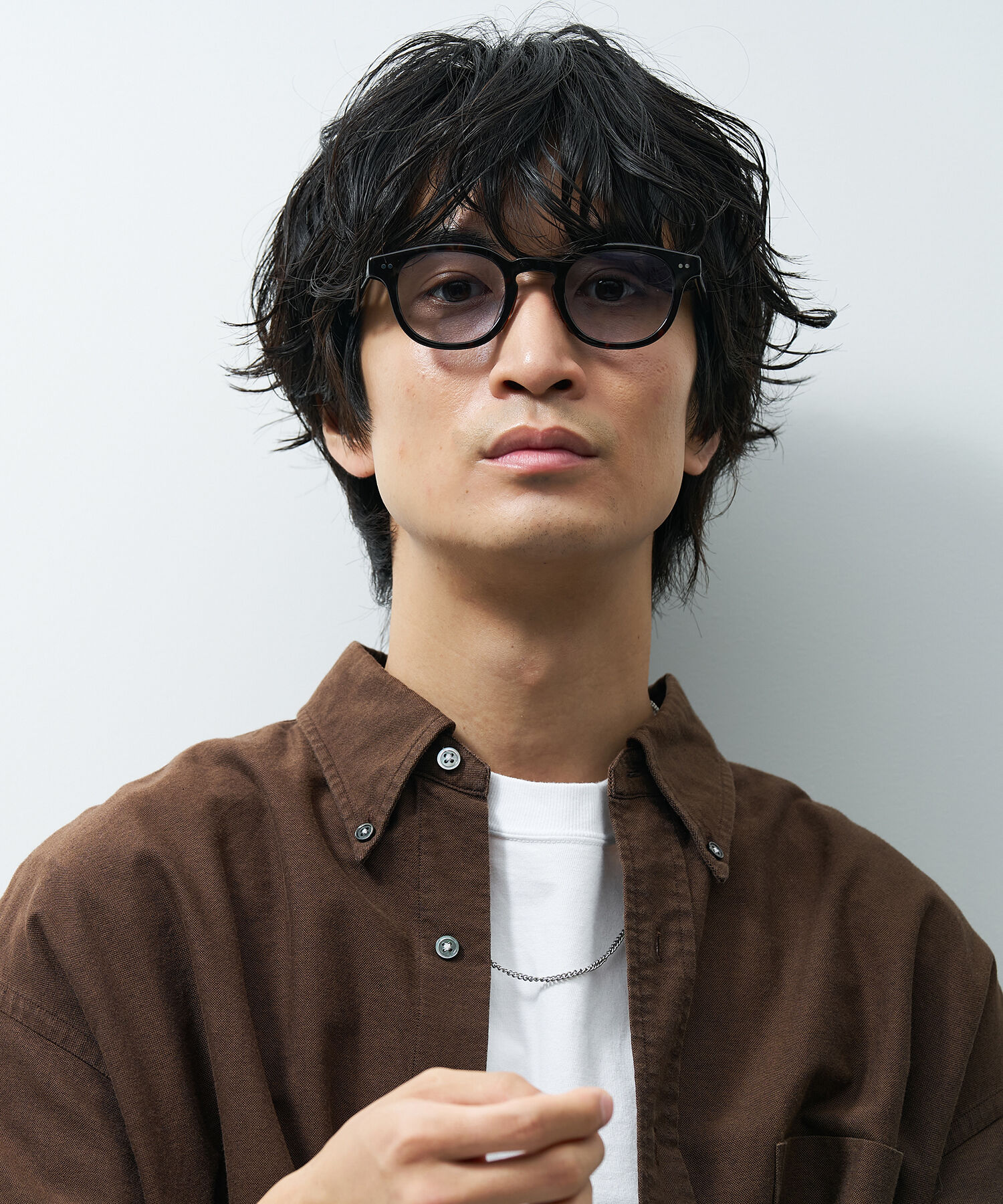  「【WEB限定】ウェリントン型 サングラス  ※一部レンズの色が変わる調光サングラス 紫外線対策」|サングラス|